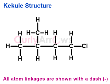 Kekule bond line structure example